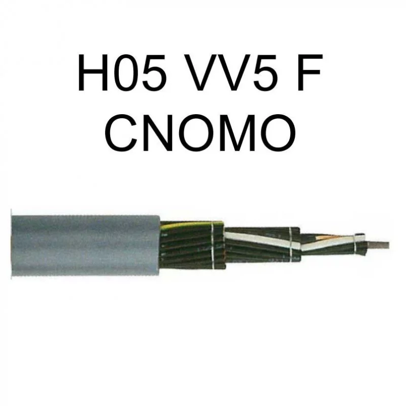 Câble électrique H05VV5 - F CNOMO - 0,75 mm² à 2,5 mm²