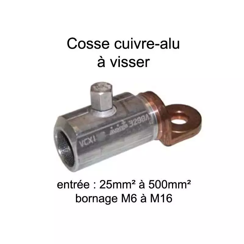 Cosse Bi-Métal (Aluminium - Cuivre) - 35 mm² à 300 mm²