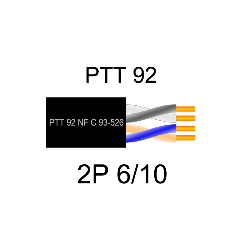 Câble téléphonique PTT 92