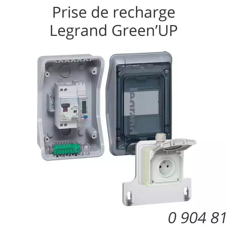 Prise de recharge VE Legrand Green'UP avec compteur intégré