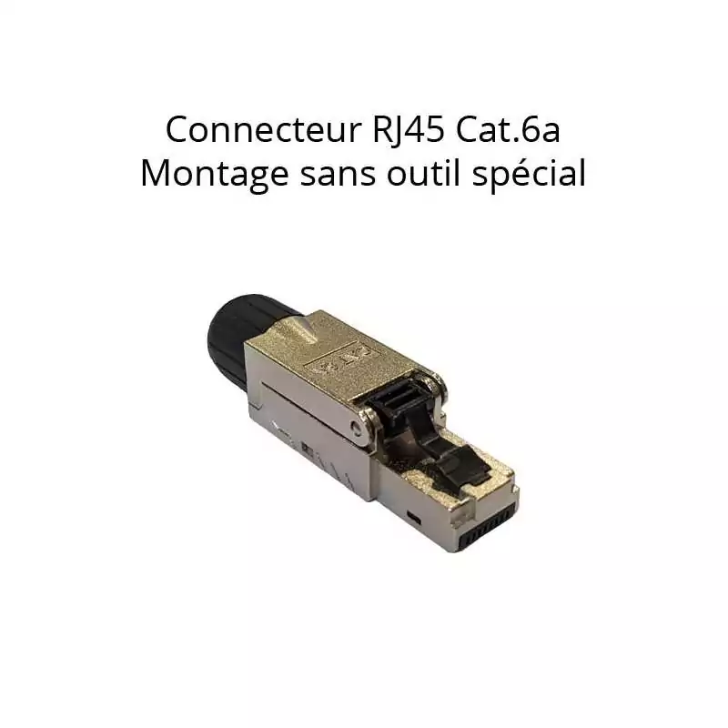 Connecteur RJ45 montage rapide sans outil