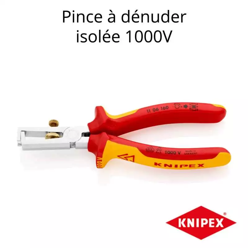 Pince à dénuder isolée 1000V